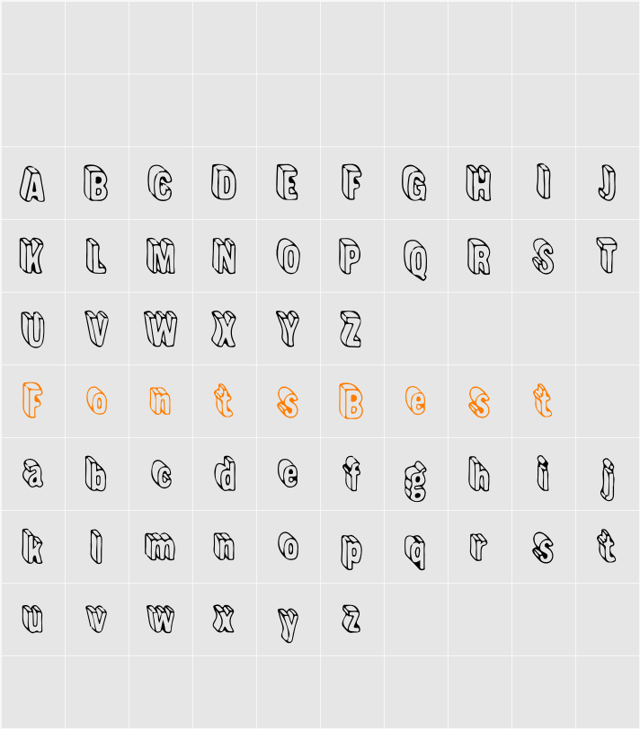 Yuck Fou Character Map