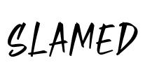 Slamed Font Image