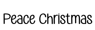 Peace Christmas