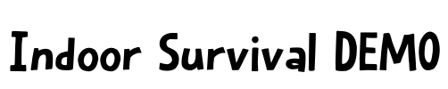 Indoor Survival DEMO Font Image
