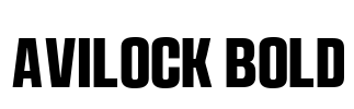 Avilock Bold Font Image