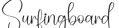 Surfingboard Font Image