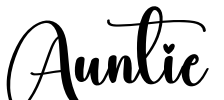 Auntie Font Image