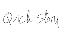 Quick Story Font Image