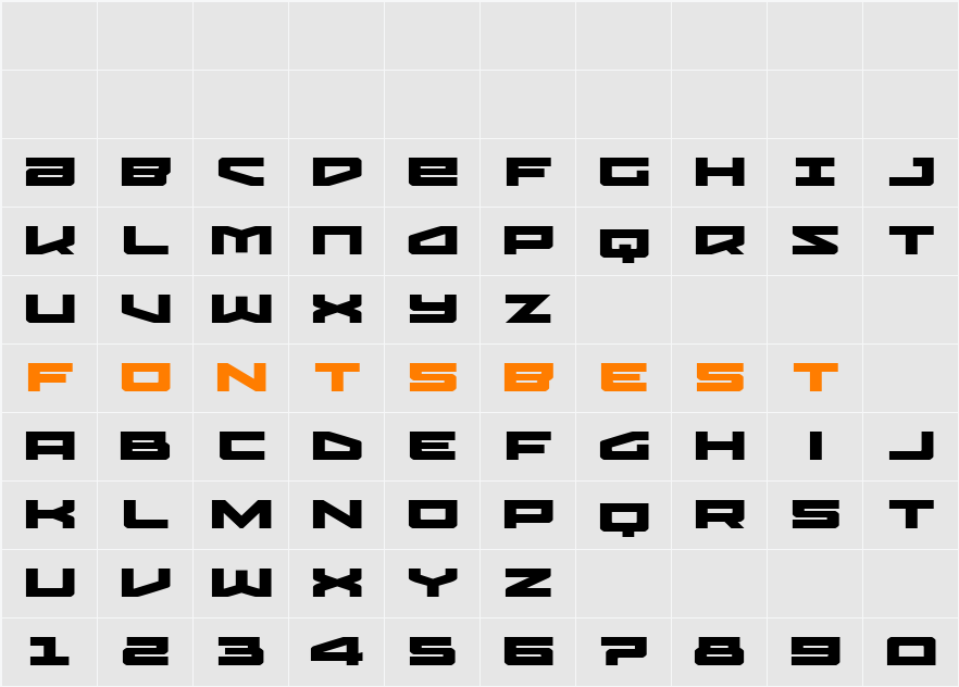 Vortex Dancer Expanded Character Map