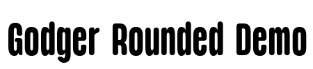 Godger Rounded Demo Font Image