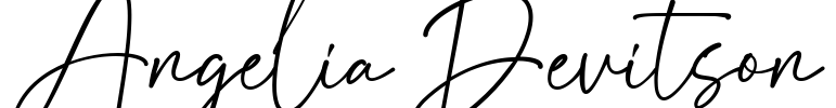 Angelia Devitson Font Image