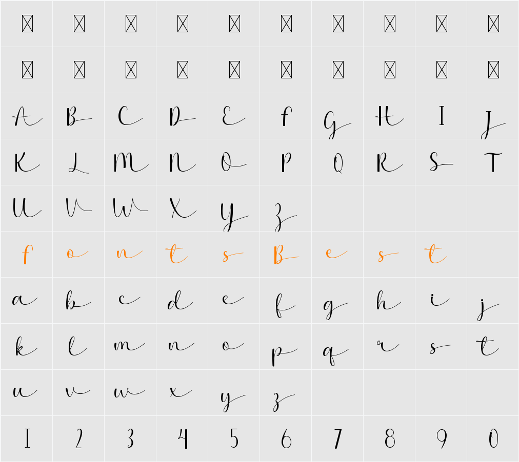 Adelicia Character Map