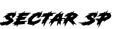 Sectar SP Font Image