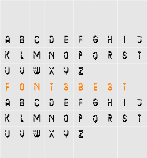Anede Filled Character Map