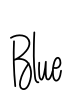 Blue Font Image