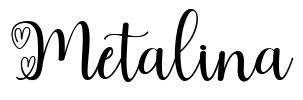 Metalina Font Image