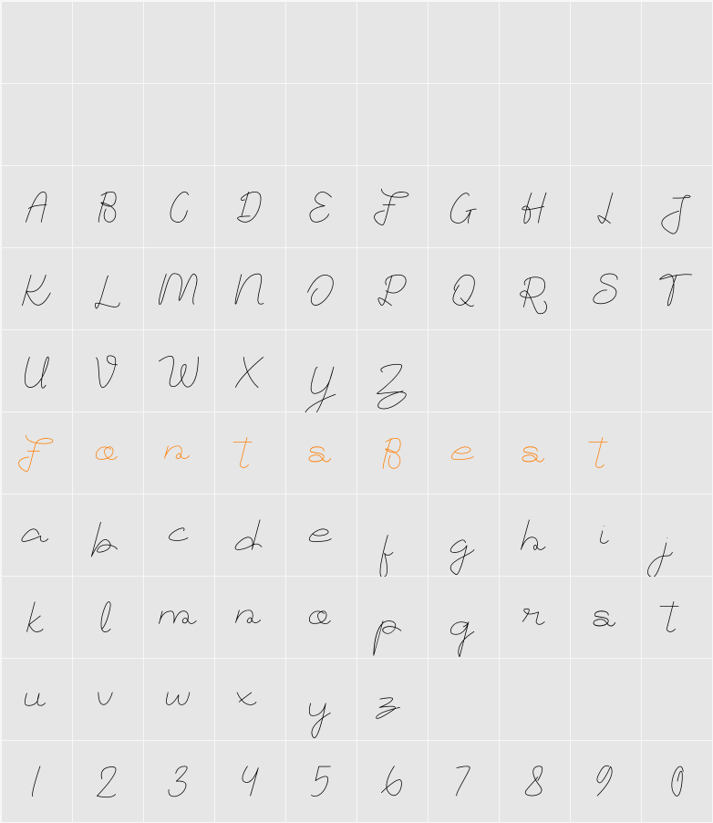 Angkringanth Character Map