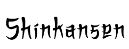 Shinkansen Font Image