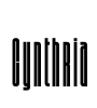 Cynthria Font Image