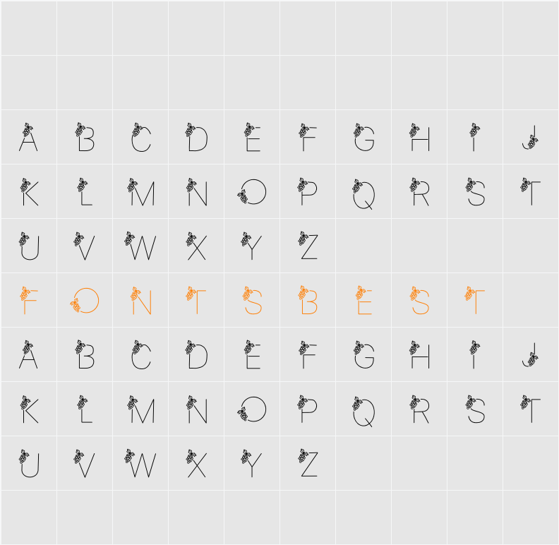 Graphe Character Map