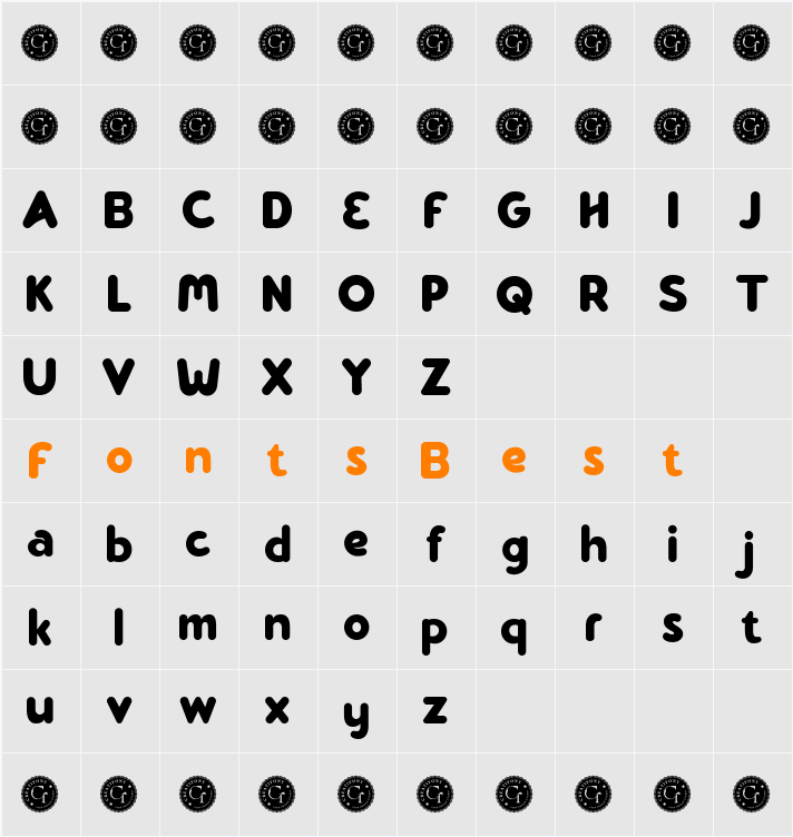CF Cheerio Demo Character Map