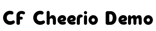 CF Cheerio Demo Font Image