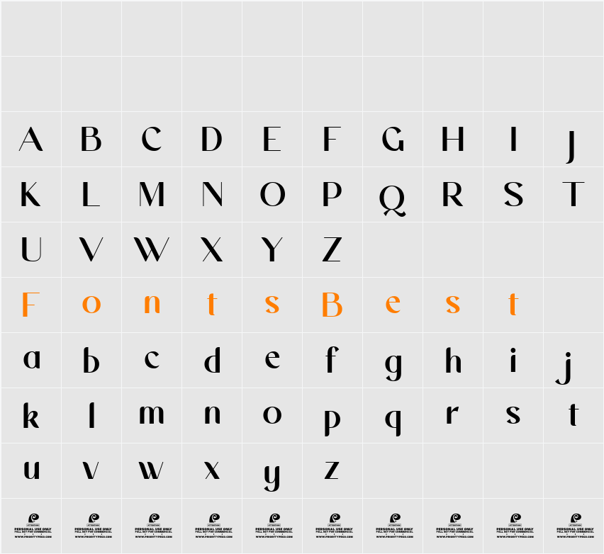 Gemulai DEMO Character Map