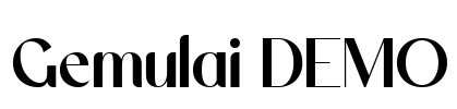Gemulai DEMO Font Image