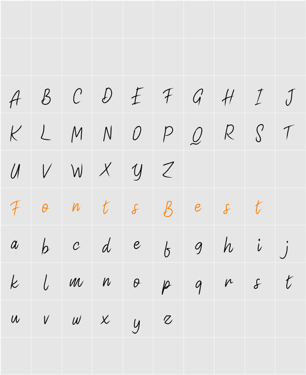 Acusted FREE Character Map