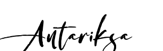Antariksa Font Image