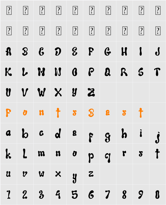 Wakaba Character Map
