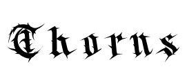 Thorns Font Image