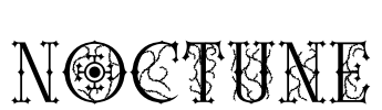 Noctune Font Image