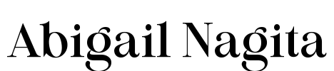 Abigail Nagita Font Image