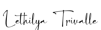 Lethilya Trivalle Font Image