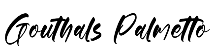 Gouthals Palmetto Font Image