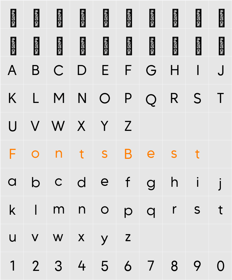 MADE CARVING Personal Use Light Character Map