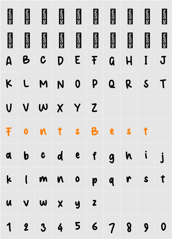 Cheese Orange Character Map