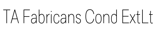 TA Fabricans Cond ExtLt