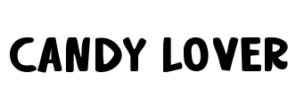 candy lover Font Image