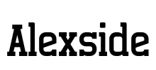 Alexside Font Image