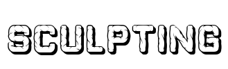 Sculpting Font Image