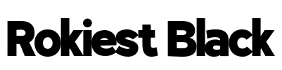 Rokiest Black Font Image