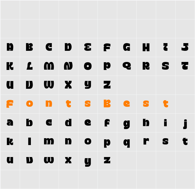 Typologic DEMO Normal Character Map