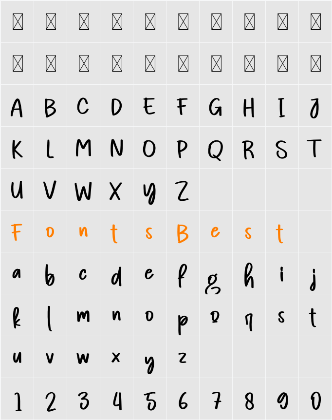 Hello Night Character Map