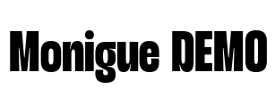 Monigue DEMO Font Image