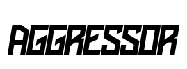 Aggressor Font Image