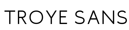 Troye Sans Font Image