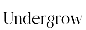 Undergrow Font Image