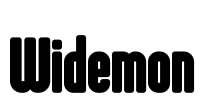 Widemon Font Image