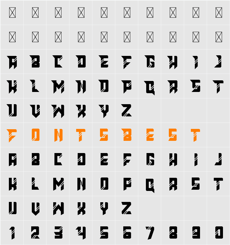 Anticode Character Map