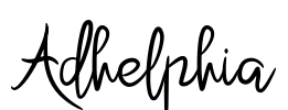 Adhelphia Font Image