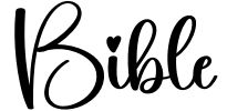 Bible Font Image