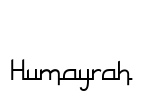 Humayrah Font Image